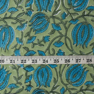Sanganeri Hand Block Printed Cotton Fabric