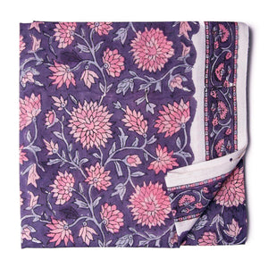 Precut 0.5 meter - Sanganeri Hand Block Printed Cotton Fabric