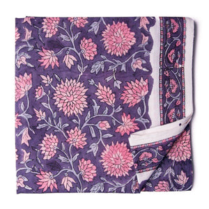 Precut 1meter - Sanganeri Hand Block Printed Cotton Fabric
