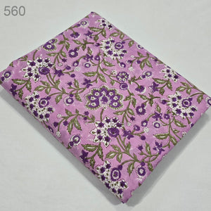 Sanganeri Hand Block Printed Cotton Fabric