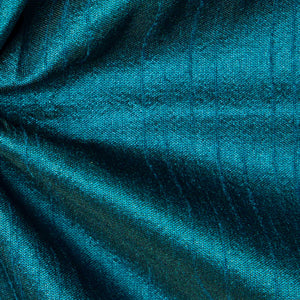 Blue Semi Dupion Cotton Silk Fabric