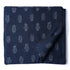 Precut 1 meter -Blue Ikat Pochampally Woven Cotton Fabric