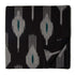 Precut 0.75 meters -Black Ikat Pochampally Handloom Cotton Fabric