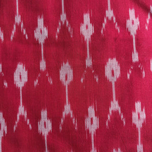 Precut 1 meter -Ikat Pochampally Woven Cotton Fabric
