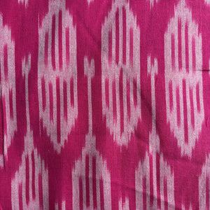 Precut 1 meter -Ikat Pochampally Woven Cotton Fabric