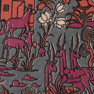 Precut 0.25 meters -Kalamkari Screen Printed Cotton Fabric