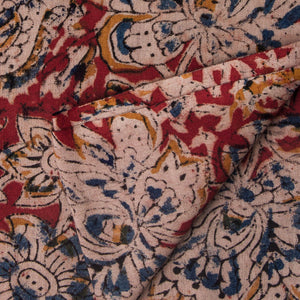 Kalamkari Handblock Printed Cotton Fabric