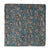 Blue and off white Kalamkari Screen Printed Cotton Fabric with human figures
