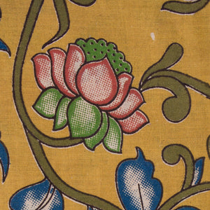 Kalamkari Screen Printed Cotton Fabric