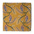Yellow Kalamkari Screen Printed Cotton Fabric with floral print
