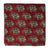 Red and Blue Kalamkari Screen Printed Cotton Fabric with elephant print