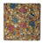 Yellow and Pink Kalamkari Screen Printed Cotton Fabric with floral and fish print
