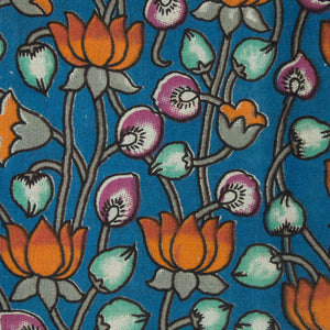 Kalamkari Screen Printed Cotton Fabric