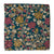 Blue and pink Kalamkari Screen Printed Cotton Fabric with floral and fish design
