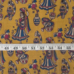 Kalamkari Screen Printed Cotton Fabric