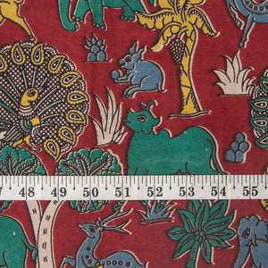 Kalamkari Screen Printed Cotton Fabric