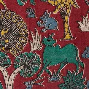 Kalamkari Screen Printed Cotton Fabric