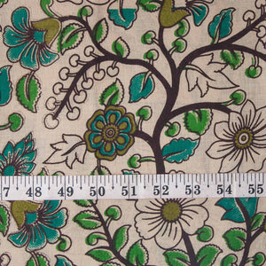 Kalamkari Screen Printed Cotton Fabric