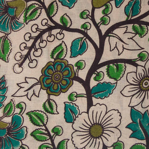Kalamkari Screen Printed Cotton Fabric