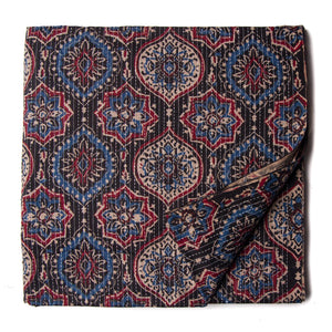 Precut 0.75 meters -Printed Kantha Cotton Fabric