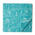  Blue and white Printed cotton fabric with human figures print