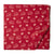 Red and off white Printed cotton fabric with elephant print