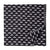 Black and white Printed cotton fabric with car print