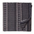 Black and white Screen Printed Pure cotton fabric with abstract design