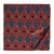 Blue and Maroon Screen Printed Pure Cotton Fabric with floral design