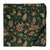 Green and Maroon Screen Printed Pure Cotton Fabric with floral design