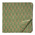 Green and Yellow Screen Printed Pure Cotton Fabric with floral design