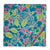 Blue and Pink Printed Cotton Fabric with floral design