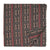 Black and Red Screen Printed Pure Cotton Fabric with Abstract Design