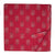 Red Screen printed pure cotton fabrics with floral print
