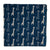 Off White and Blue Screen printed pure cotton fabrics with giraffe animal print