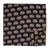 Off White and Black Screen printed pure cotton fabrics with elephant animal print