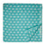 Off White and Blue Screen printed pure cotton fabrics with elephant animal print