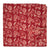 Off White and red Screen printed pure cotton fabrics with elephant, lion and giraffe animal print