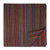 Blue and Maroon Screen printed Pure Cotton Fabric with abstract and lines print
