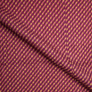 Printed Cotton Fabric with Pintucks