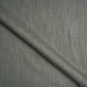 Beige Plain Textured Cotton Slub Fabric