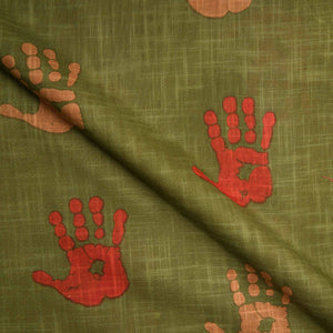 Textured Printed Cotton Fabric