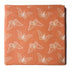 Precut 0.75 meters -Peach Textured Printed Cotton Fabric
