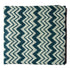 Precut 0.50 meters -Green & White Textured Printed Cotton Fabric