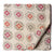 Precut 0.25 meters -Off White & Red Textured Printed Cotton Fabric