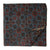 Blue and Maroon Screen printed Pure Cotton Fabric  with floral design