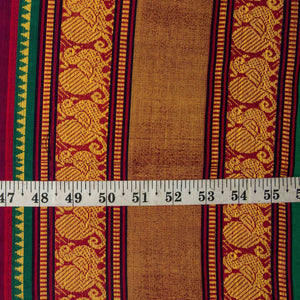Precut 0.25 meters -Super Fine South Cotton Fabric with Golden Border