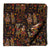 Precut 1meter - Black & Yellow Printed Cotton Fabric
