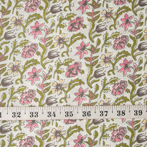 Precut 1meter - Printed Cotton Fabric