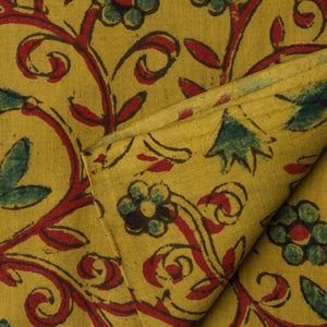 Precut 1 meter -Ajrakh Hand Printed Natural Dyed Cotton Fabric
